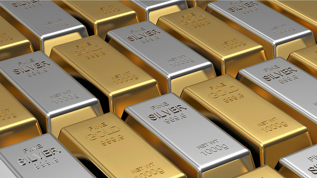 Выпуск серебра в РФ за 9 месяцев сократился на 4,6%, золота - на 0,6%