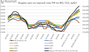 Индекс российского лома составил 205,61%