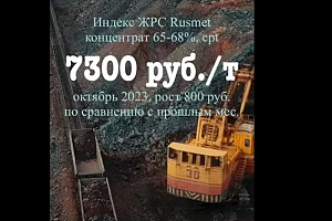 Цены на руду в октябре неожиданно выросли на 6-12%