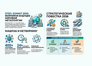 Steel Summit 2026: Будущее сталелитейной промышленности.